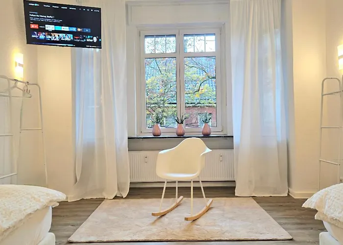 122qm-apartment - 4 I Zentral I Kueche I Balkon I Parken I Wlan Lünen